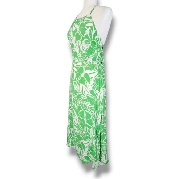 NWT Faithfull the Brand Taormina El Marsa Print Midi Dress Tropical Size USA 10 - Picture 4 of 10